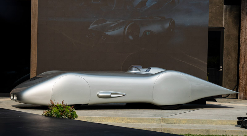 twelve-cylinder, record-breaking car